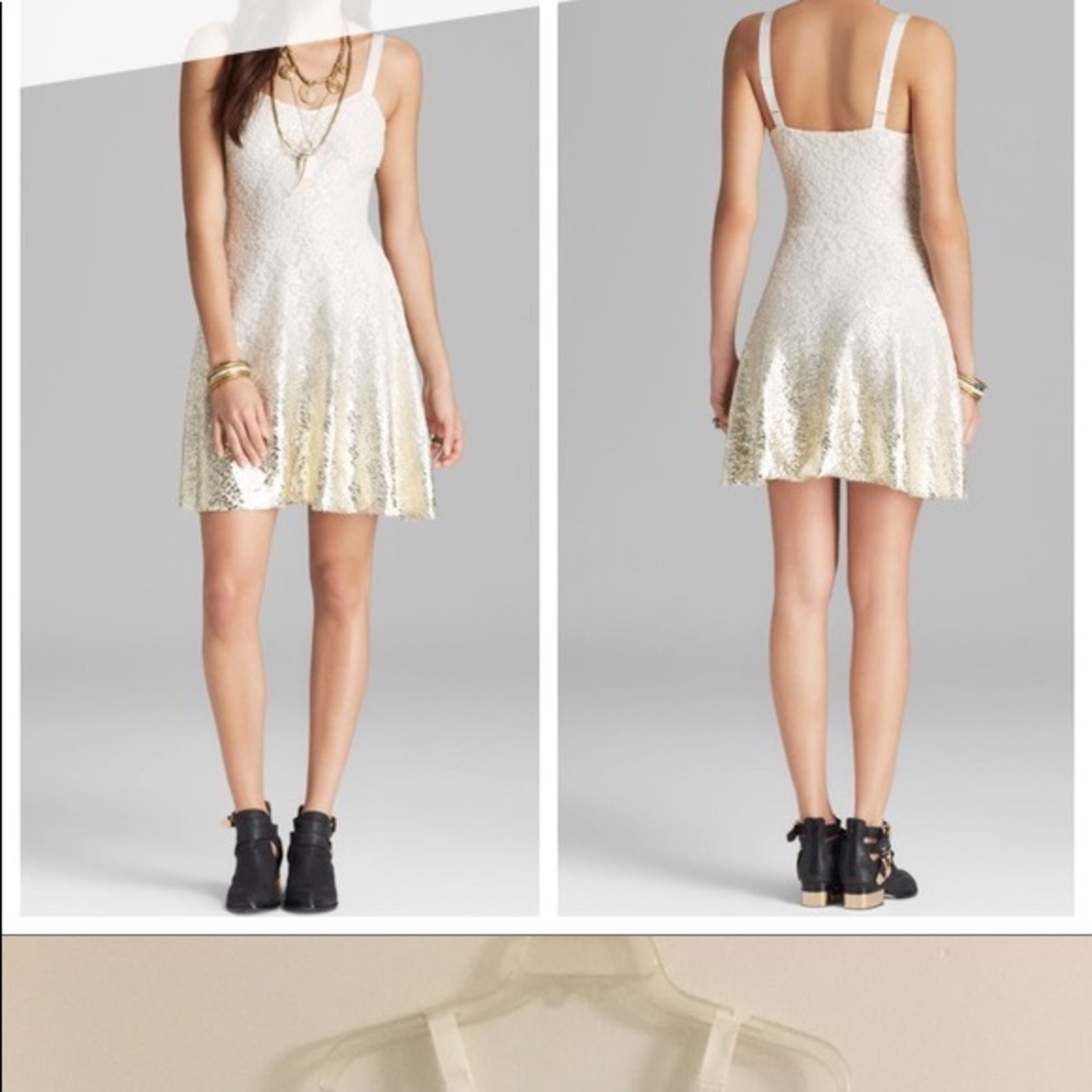 White lace dress